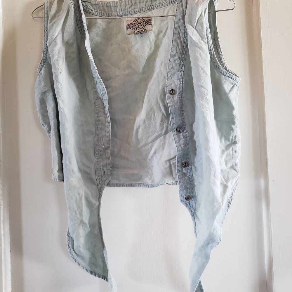 Denim vest from Republic